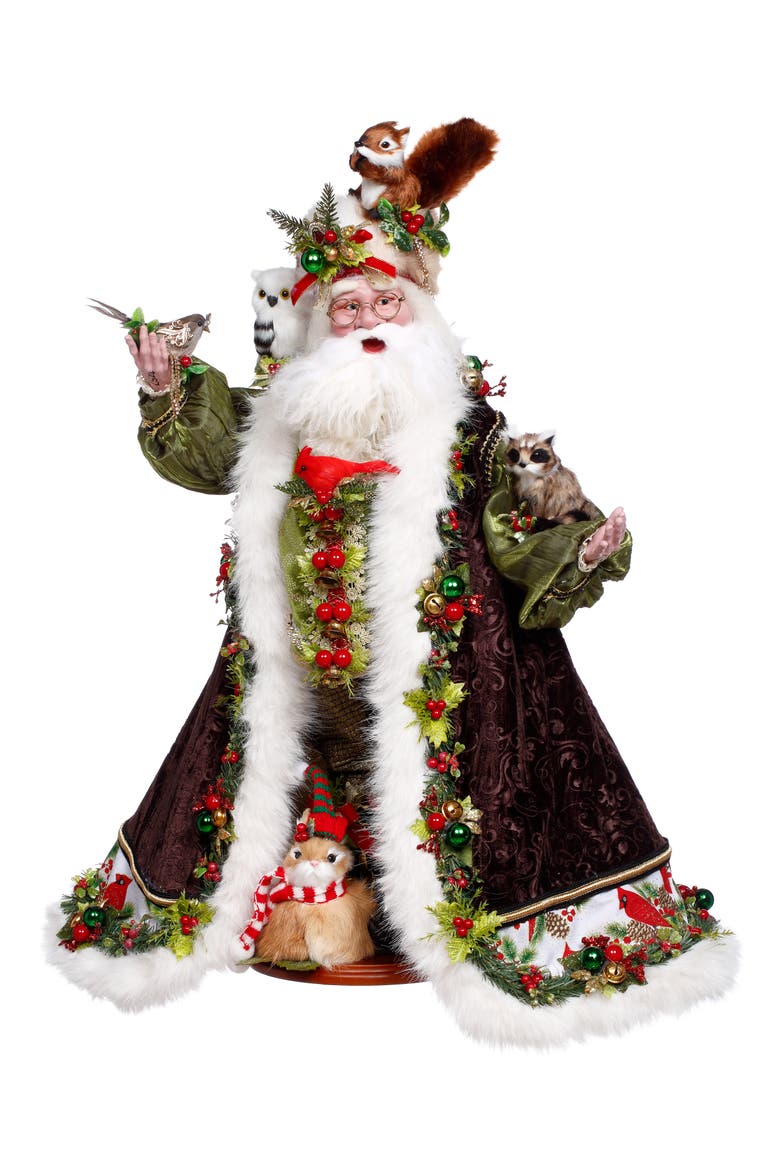 Santa and Friends, Main, color, Brown