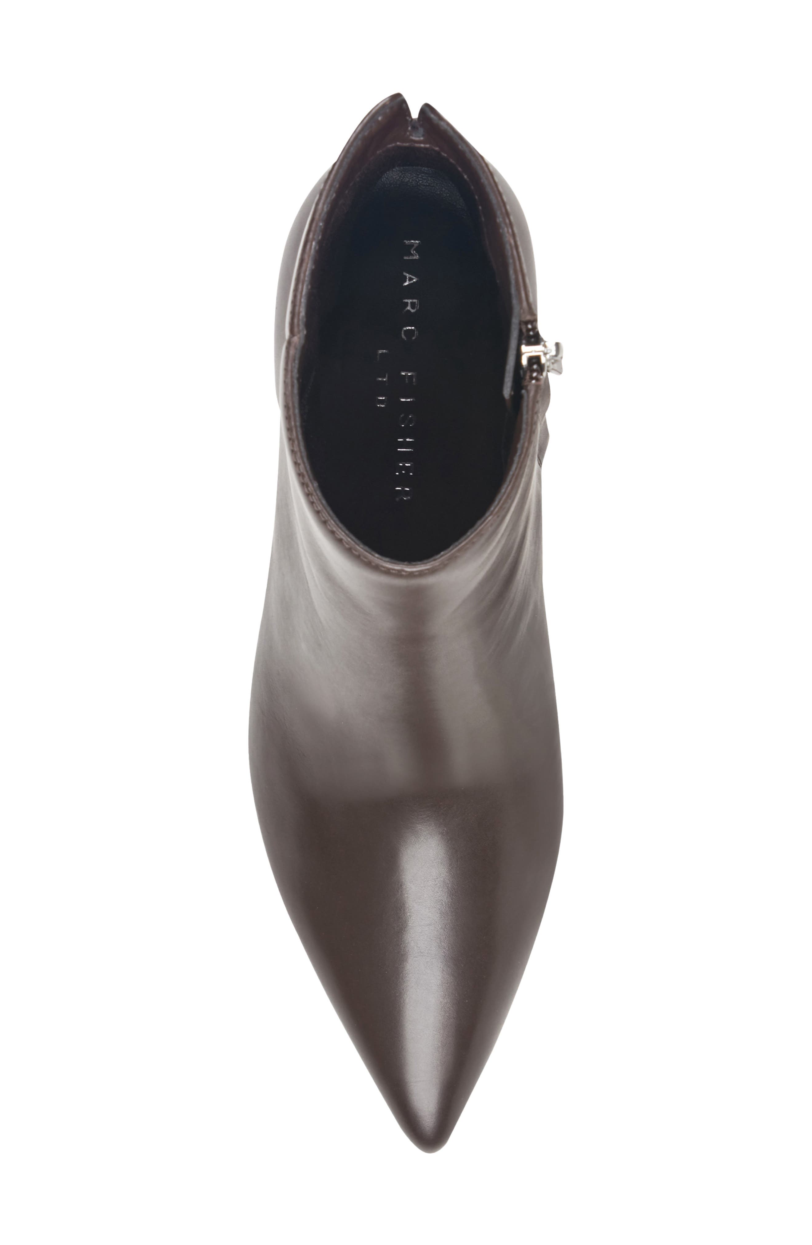 Francy Kitten Heel Bootie, Alternate, color, DARK BROWN 200