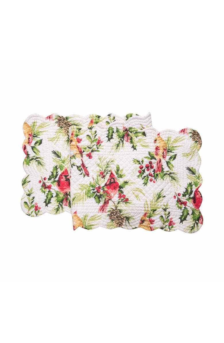 C&F Home Ruby Cardinal Table Runner 14" x 51", Main, color, Yellow