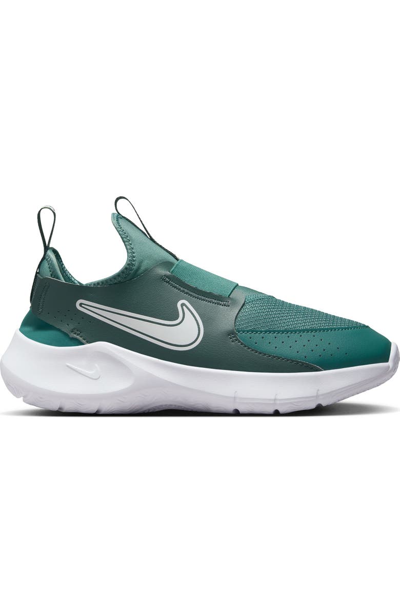 Nike Flex Runner 3 Slip-On Shoe, Alternate, color, Bicoastal/ White/ Green