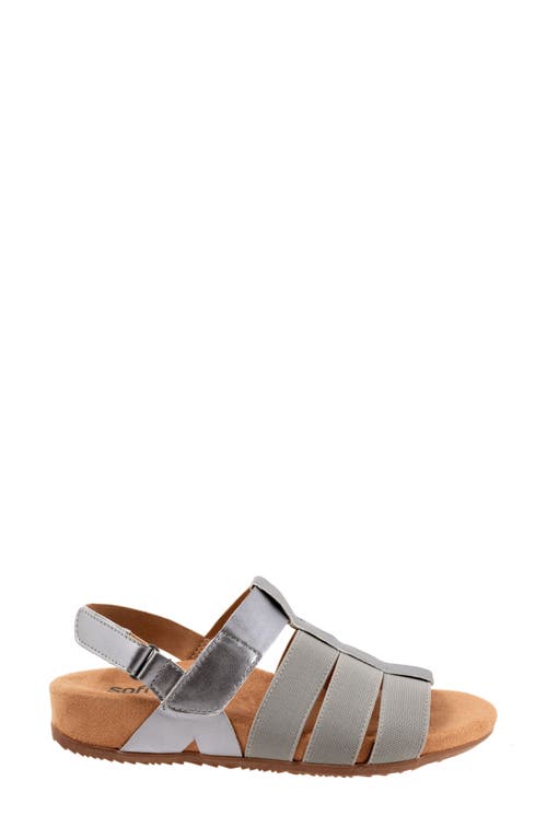 Softwalk ® Burnaby Slingback Sandal In Pewter