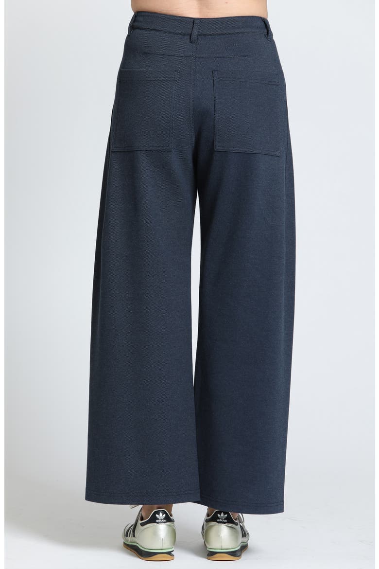 Barrel Leg Knit Ankle Pants, Alternate, color, MIDNIGHT INDIGO