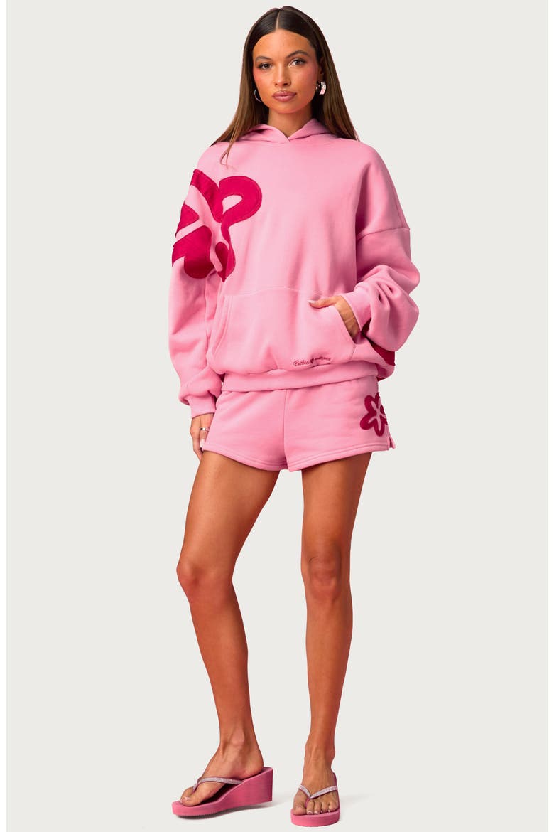 x Barbie™ Blossom Oversize Hoodie, Alternate, color, PINK