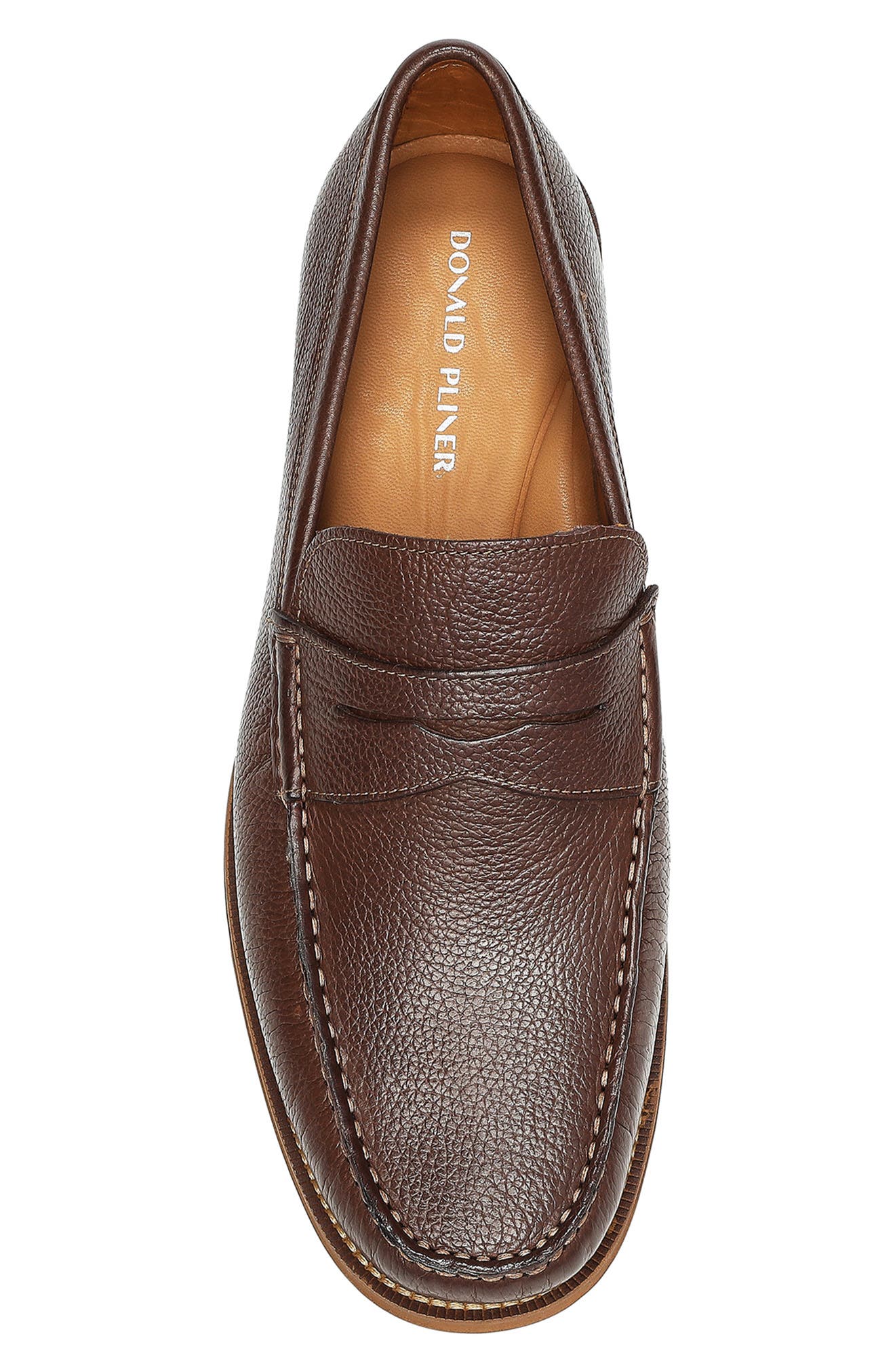 Leather Penny Loafer, Alternate, color, CAPPUCCINO