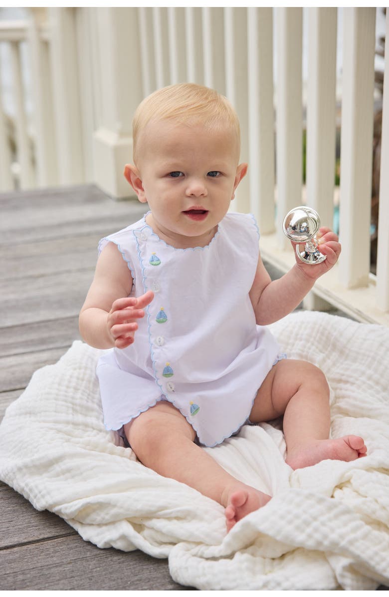 Little English Sleeveless Davis Day Set, Alternate, color, Sailboats