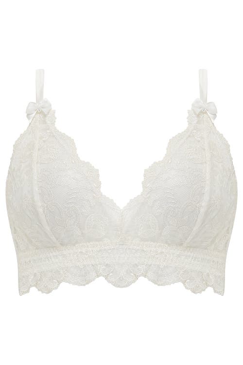 Scarlett Gasque The Lovebirds Bralette In White