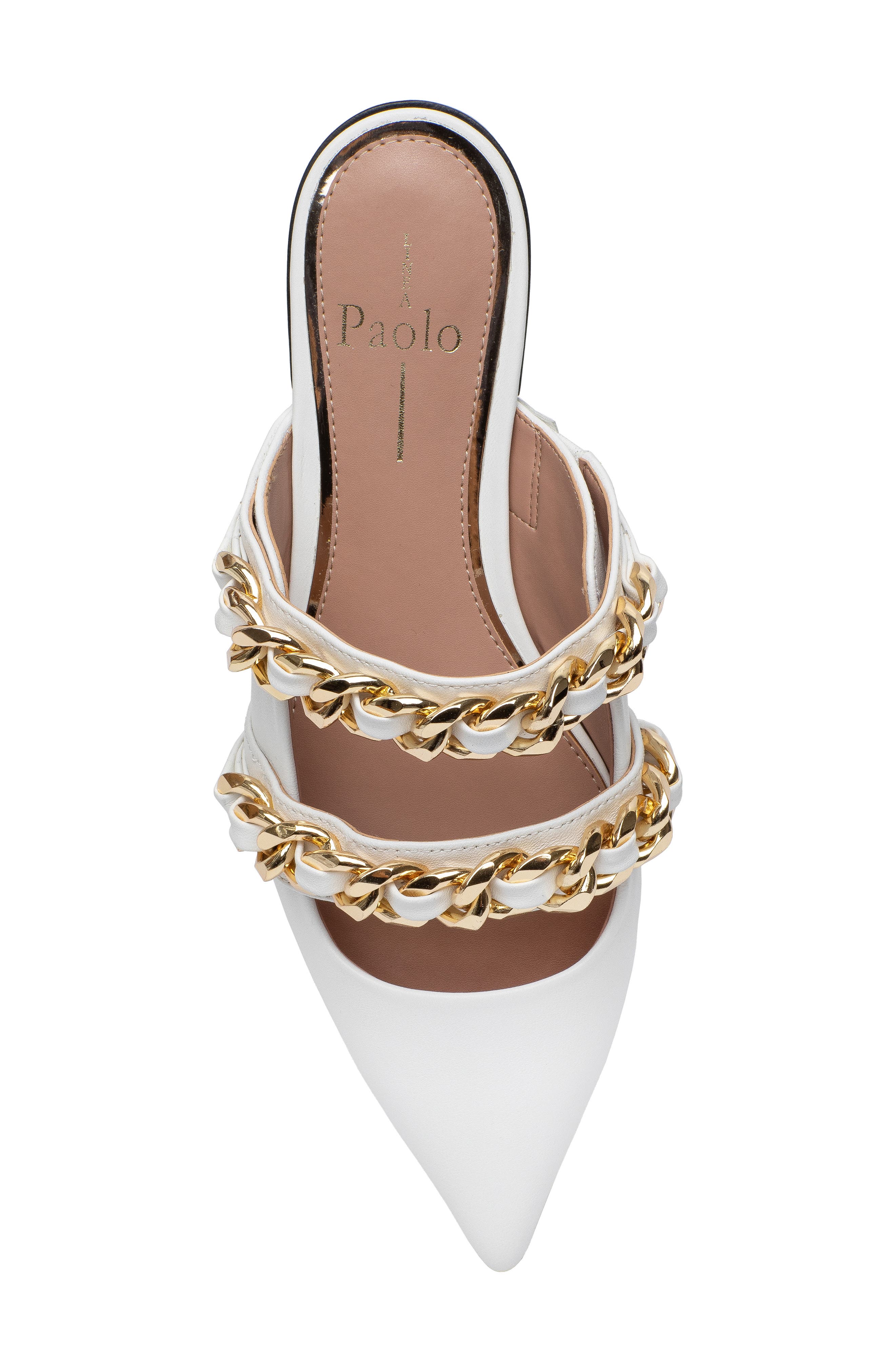 Linea Paolo Aurel Pointed Toe Mule, Alternate, color, Eggshell