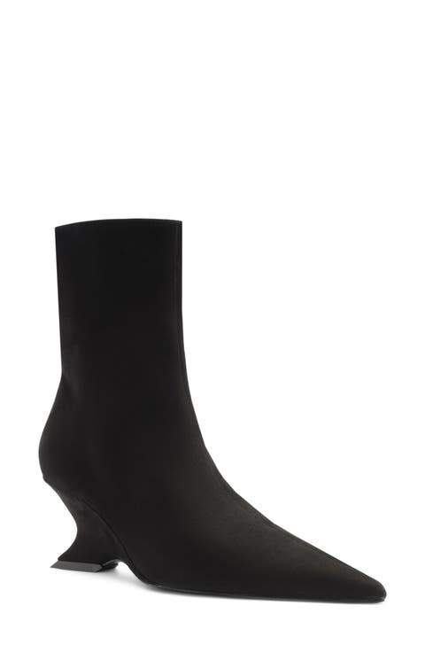 Siena Pointed Toe Wedge Bootie