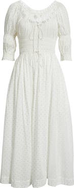 DÔEN Ischia Convertible Organic Cotton Maxi Dress