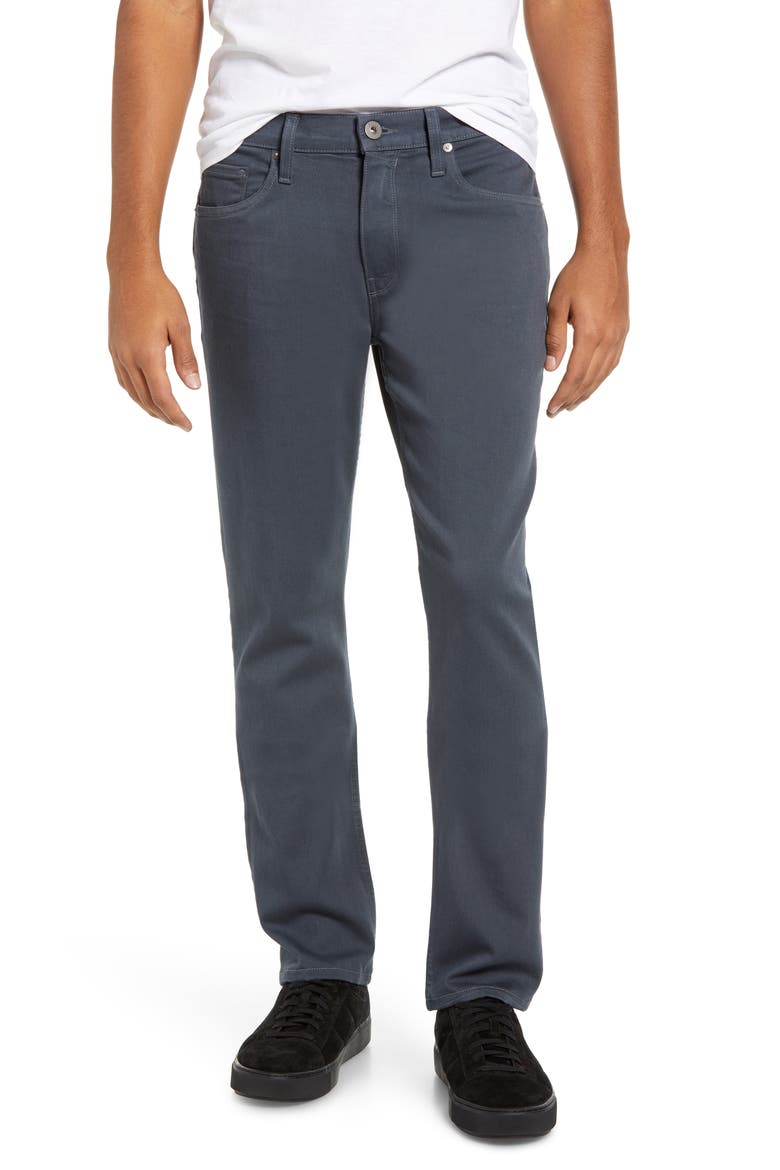 Transcend Lennox Slim Fit Jeans, Main, color, PWTR STONE