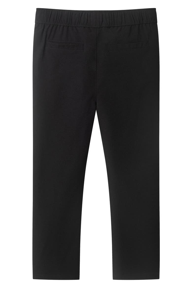 Kids' Hybrid Drawstring Waist Pants, Alternate, color, BLACK