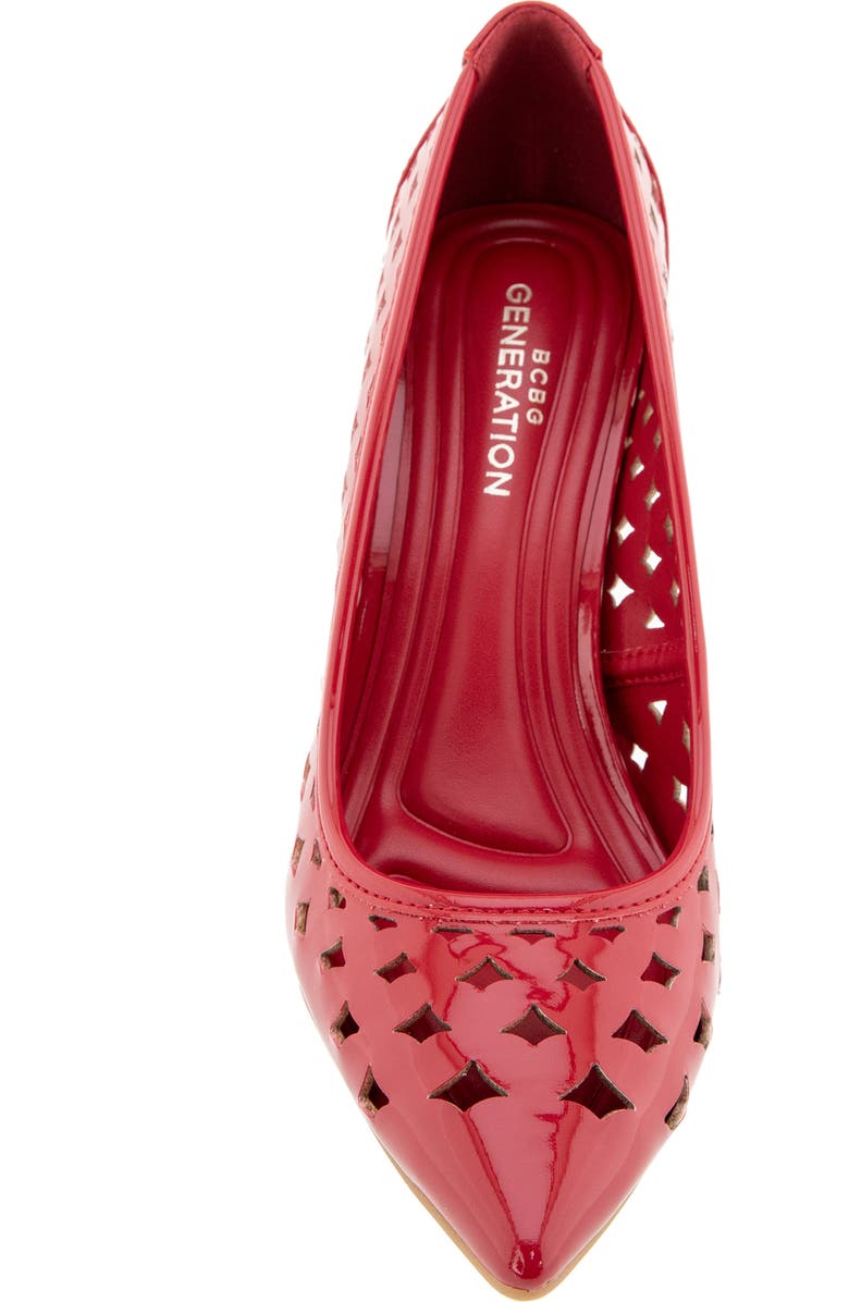 BCBGeneration Bissha Laser Cut Stiletto Pump, Alternate, color,
