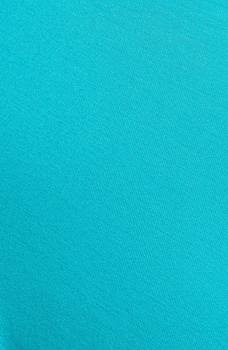 Oh La La Cheri Plunge Neck Lace & Floral Print Teddy, Alternate, color, Lapis