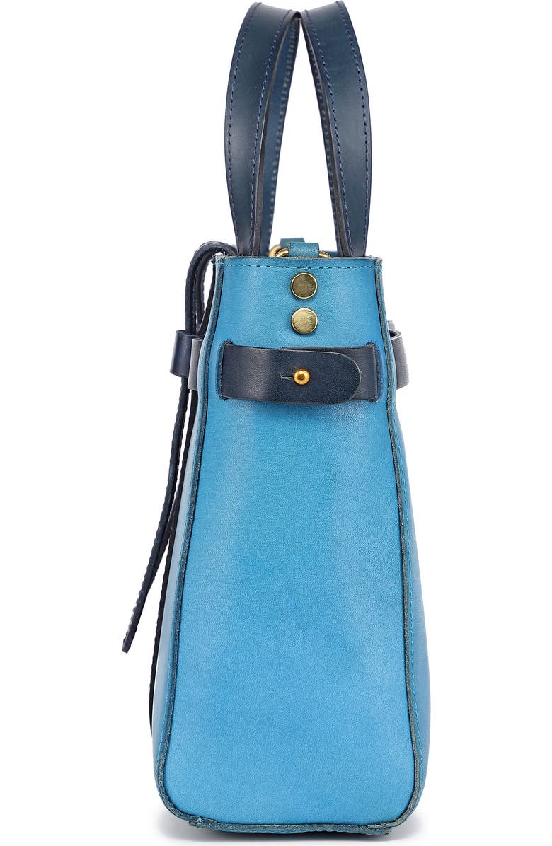 OLD TREND Westland Leather Mini Tote, Alternate, color, Turquoise