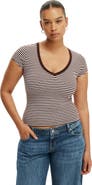 Cotton On Women's All Day Deep V Ss Tee