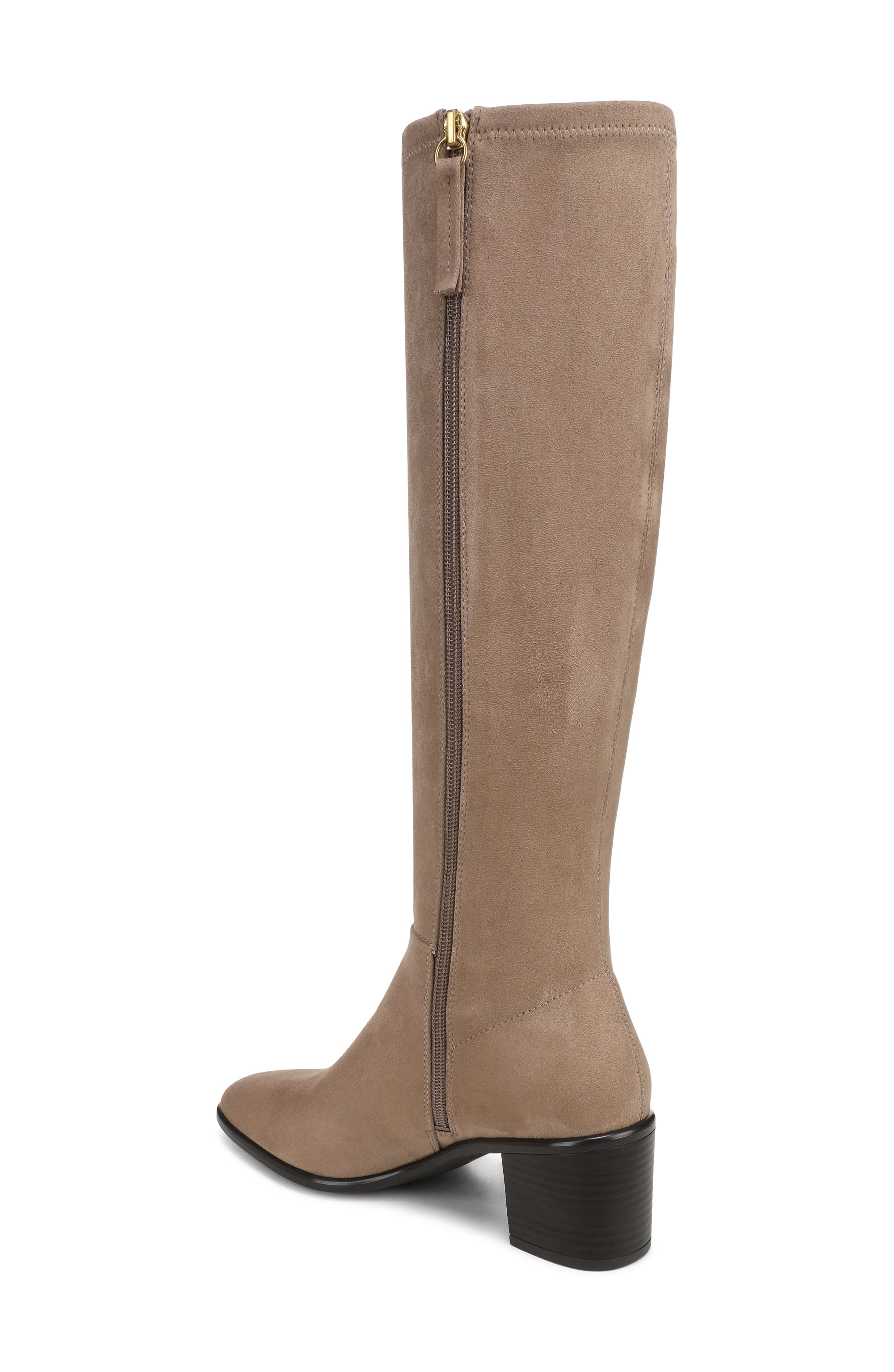 Augusta Tall Block Heel Boot, Alternate, color, TRUFFLE SUEDE