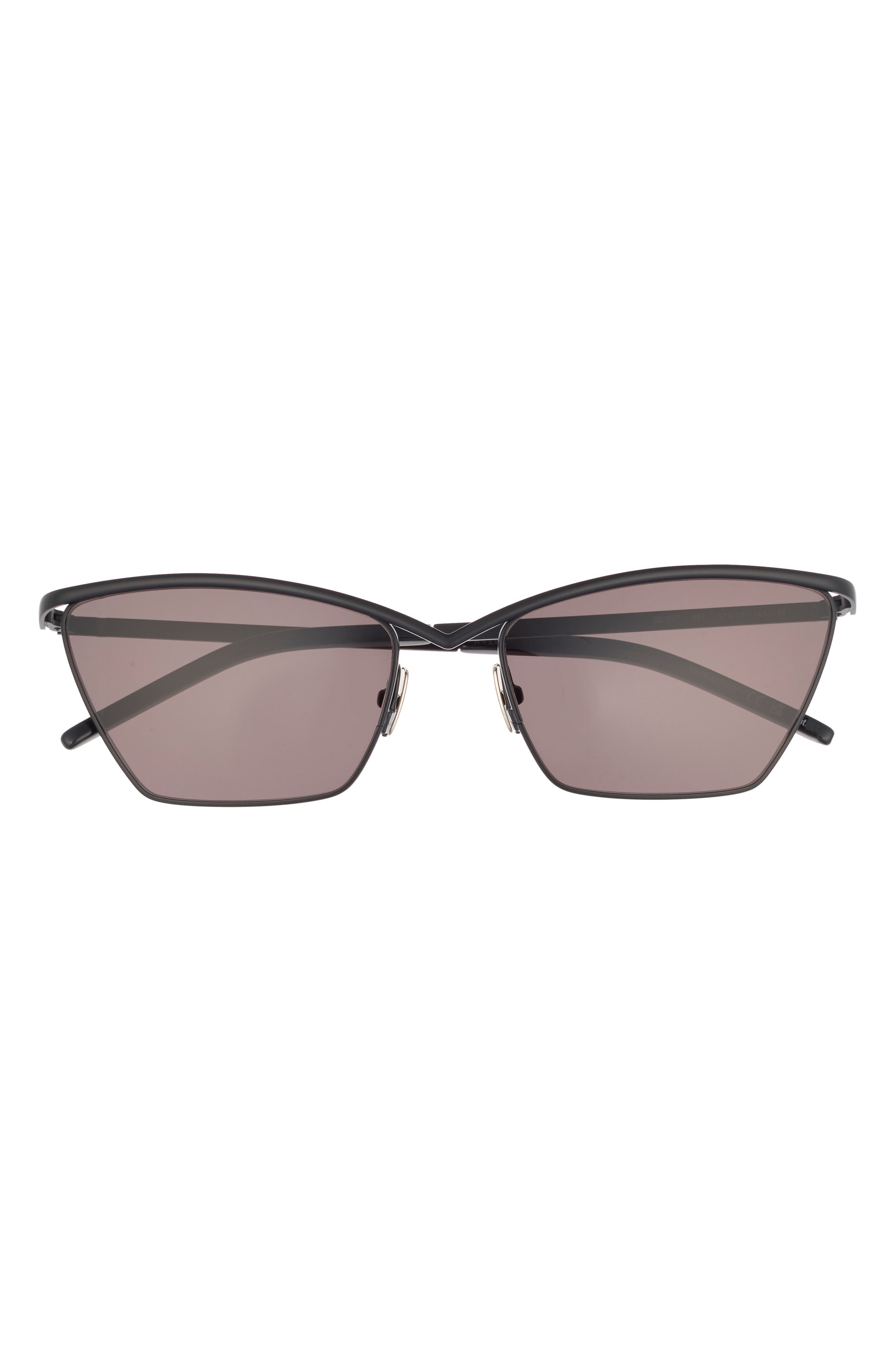 Saint Laurent 57mm Square Sunglasses