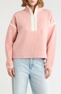 Thread & Supply Soft Fleece Half Zip Pullover