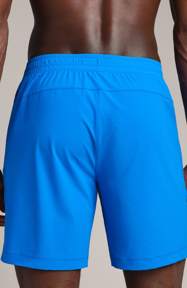 Rhone Pursuit 7-Inch Unlined Training Shorts, Alternate, color, Electric Blue