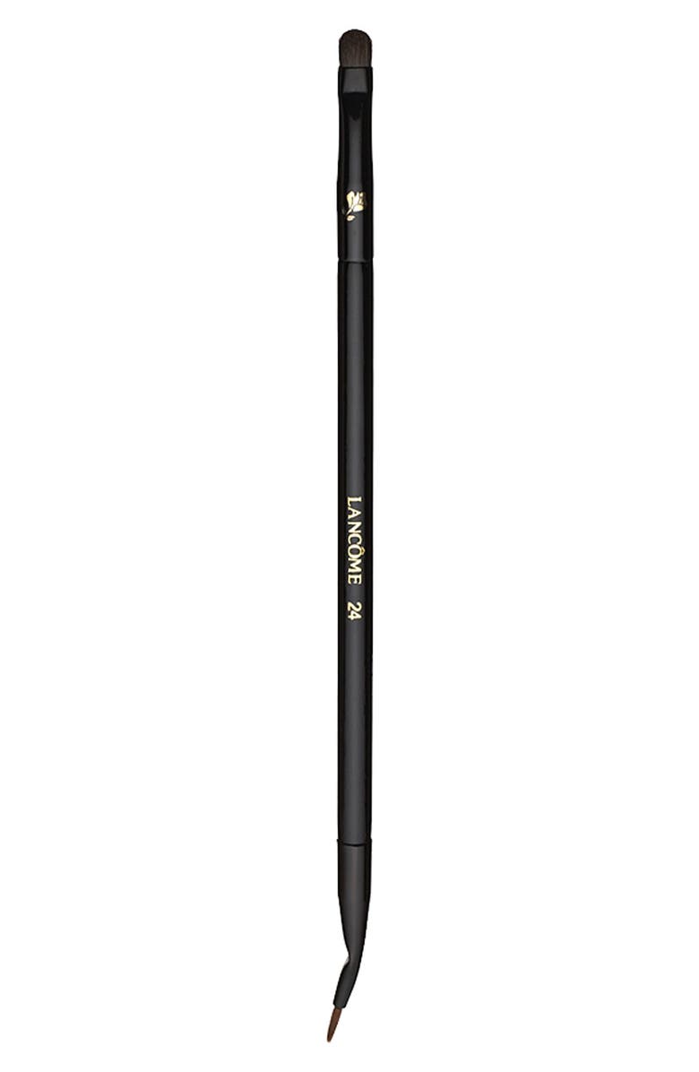 Lancôme #24 Dual-Ended Liner & Smudger Brush, Main, color,