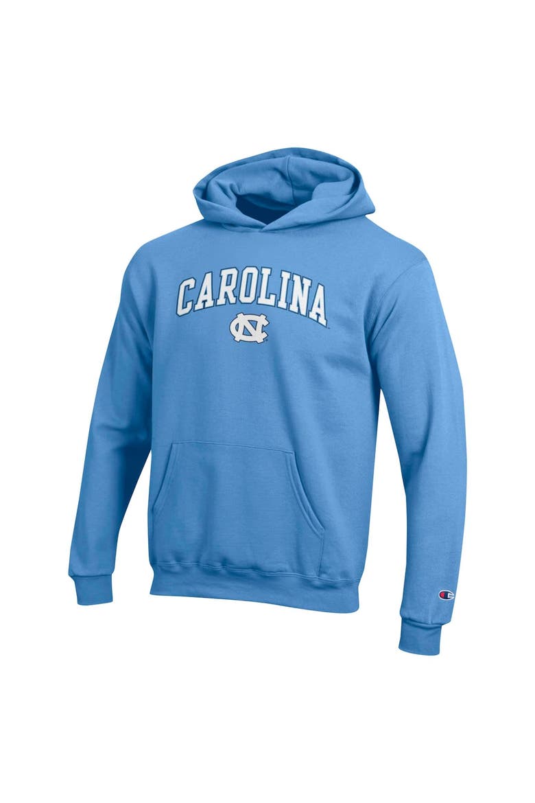 Youth Champion Carolina Blue North Carolina Tar Heels Campus Pullover Hoodie, Alternate, color, Light Blue