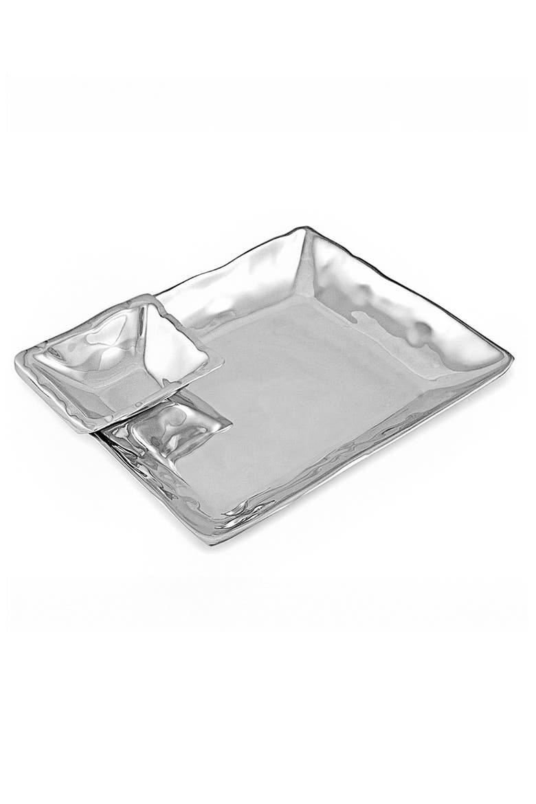 Soho Linda Chip and Dip, Main, color, Silver