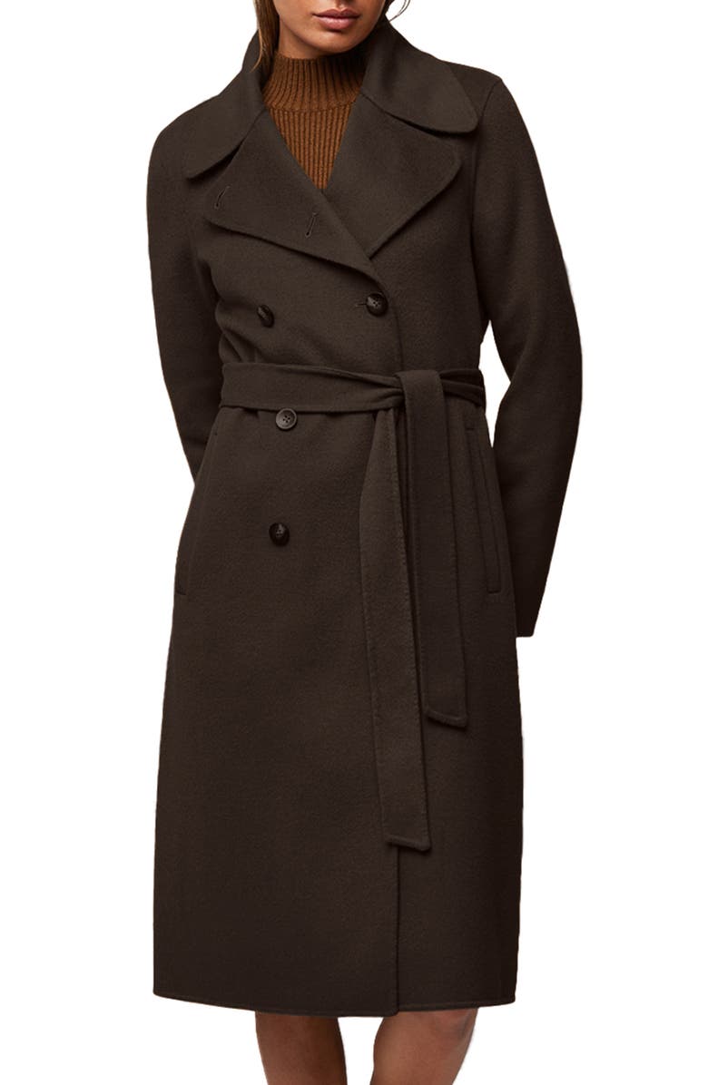 Soia & Kyo Anna Wool Blend Trench Coat, Main, color, 