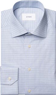 Eton Contemporary Fit Microcheck Shirt