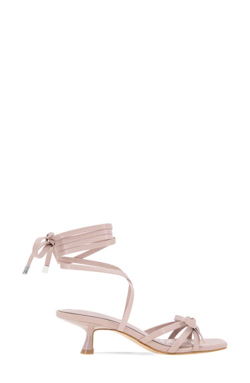 Bcbg Imerez Ankle Wrap Sandal In Adobe Rose