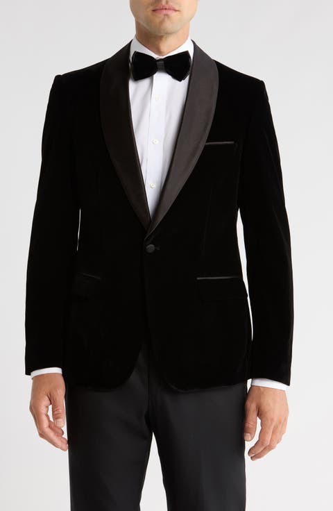 Shawl Collar Velvet Dinner Jacket
