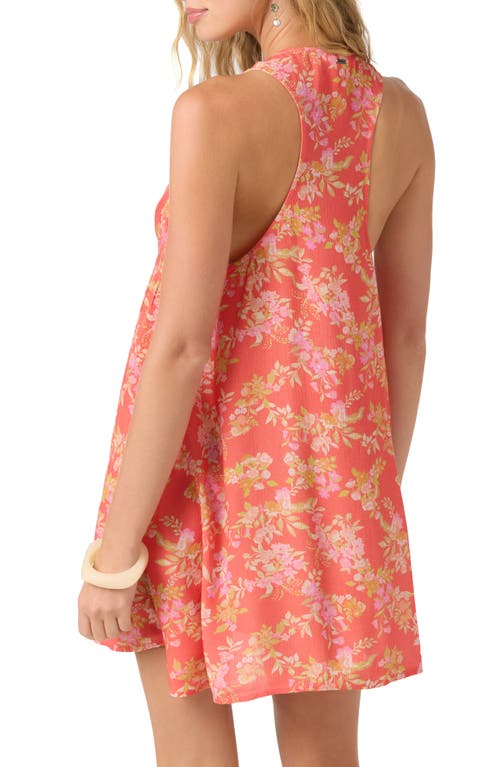 O'neill Saltwater Essentials Sarah Cover-up Miniress In Pink