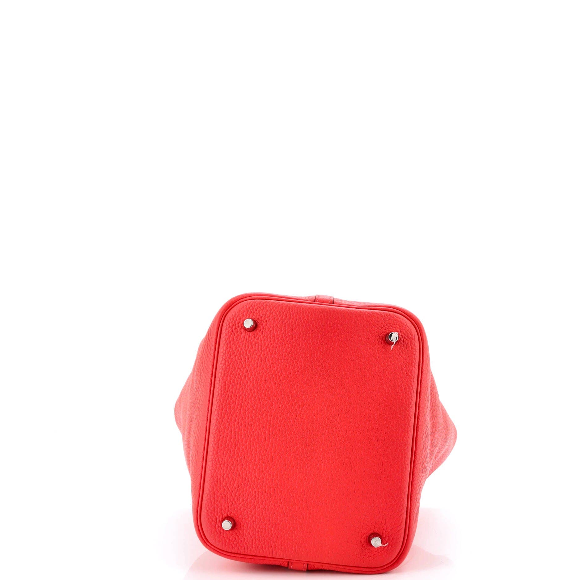 Pre-Owned Hermes Picotin Lock Bag Clemence MM, Alternate, color, Rouge Pivoine