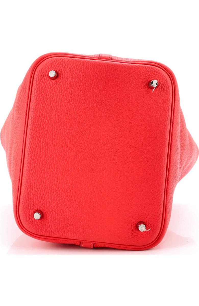 Pre-Owned Hermes Picotin Lock Bag Clemence MM, Alternate, color, Rouge Pivoine