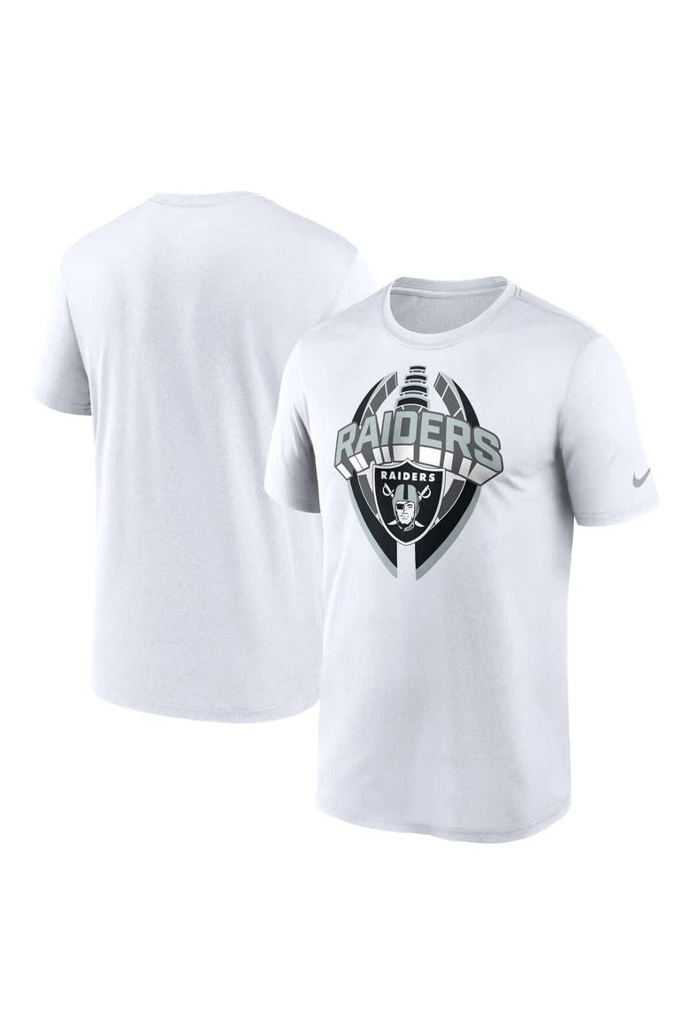 Men's Nike White Las Vegas Raiders Legend Icon Performance T-Shirt, Main, color, White