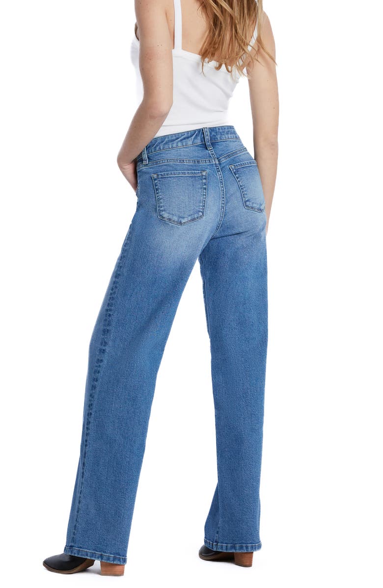 Wash Lab Denim Relaxed Straight Leg Jeans, Alternate, color, Relax Blue