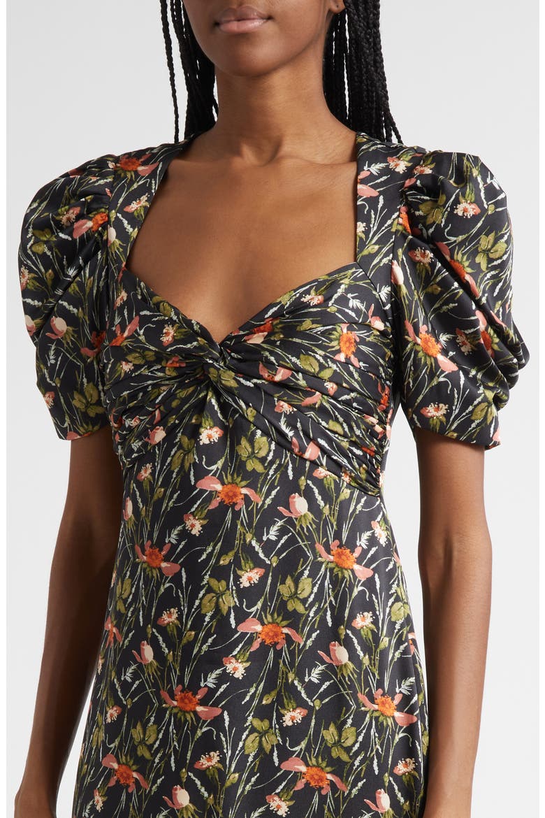 Windswept Meadow Wilma Dress, Alternate, color, BLACK MULTI