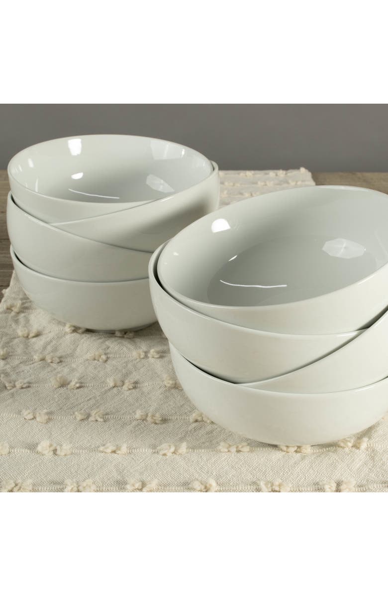 BIA Cordon Bleu Set of 8 Chowder Bowls, Alternate, color, White