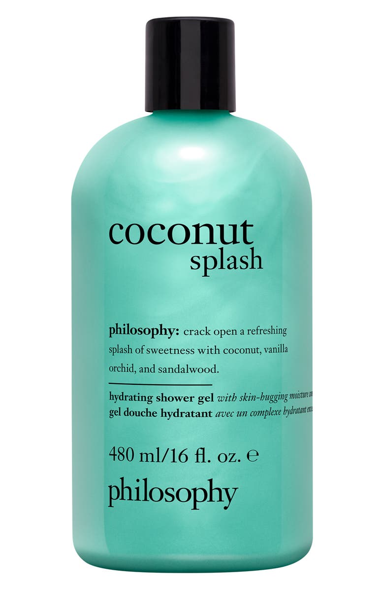 philosophy coconut splash shampoo, shower gel & bubble bath, Main, color, Coconut Splash