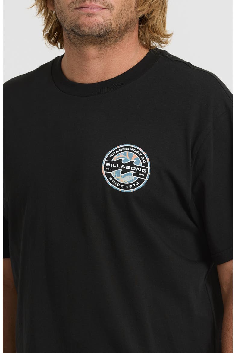 Hollow Premium Cotton Graphic T-Shirt, Alternate, color, BLACK