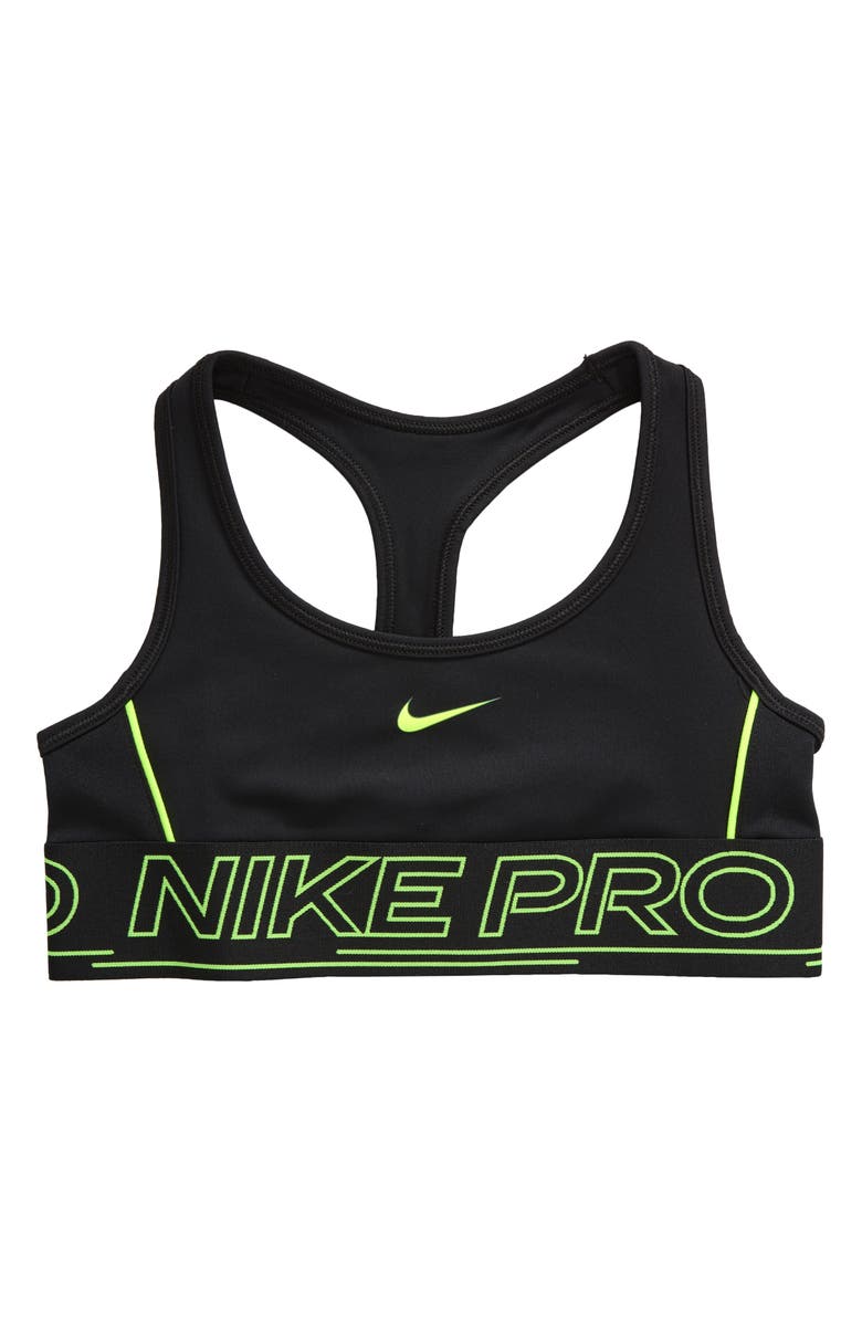 Nike Kids' Pro Swoosh Dri-FIT Sports Bra, Main, color, 