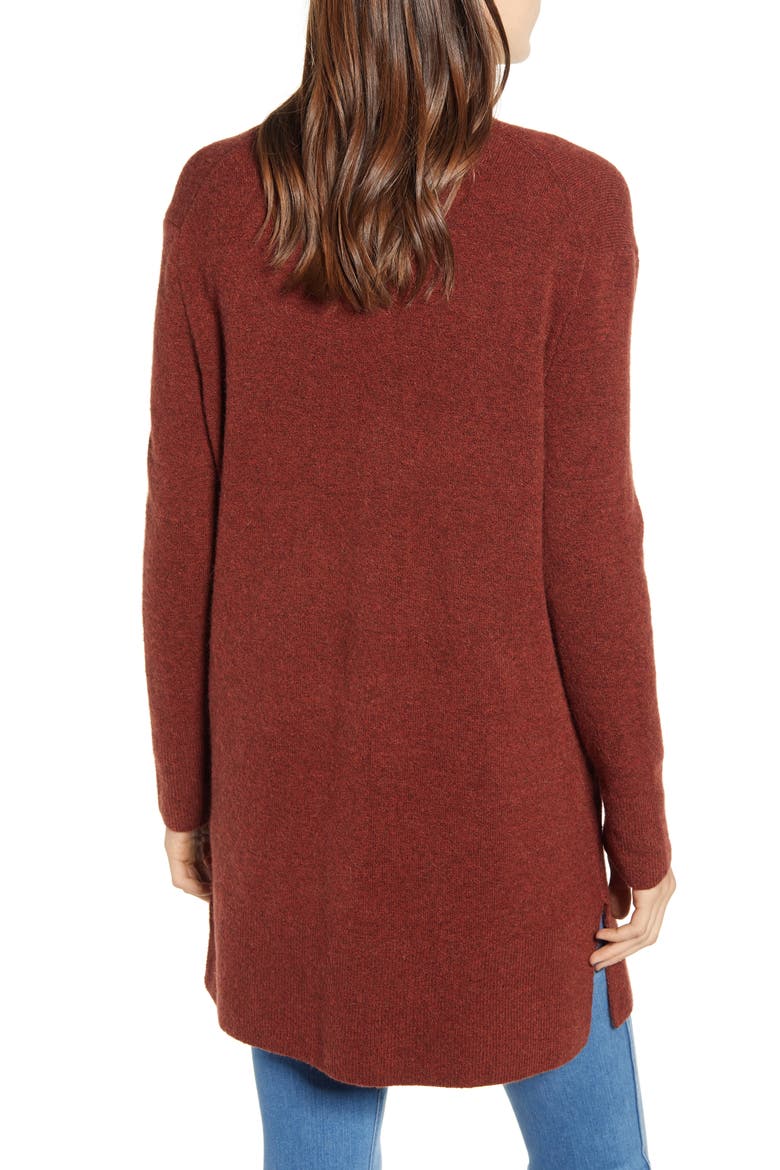 Kent Cardigan Sweater, Alternate, color, NUTMEG