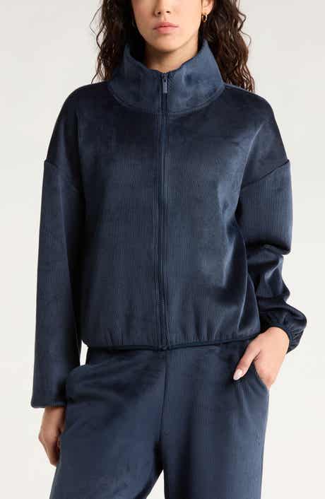 Zella Plush Rib Jacket