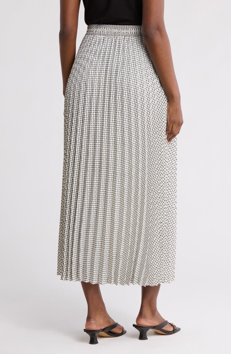 MAX STUDIO Pleated Maxi Skirt, Alternate, color, Ivory Shapes