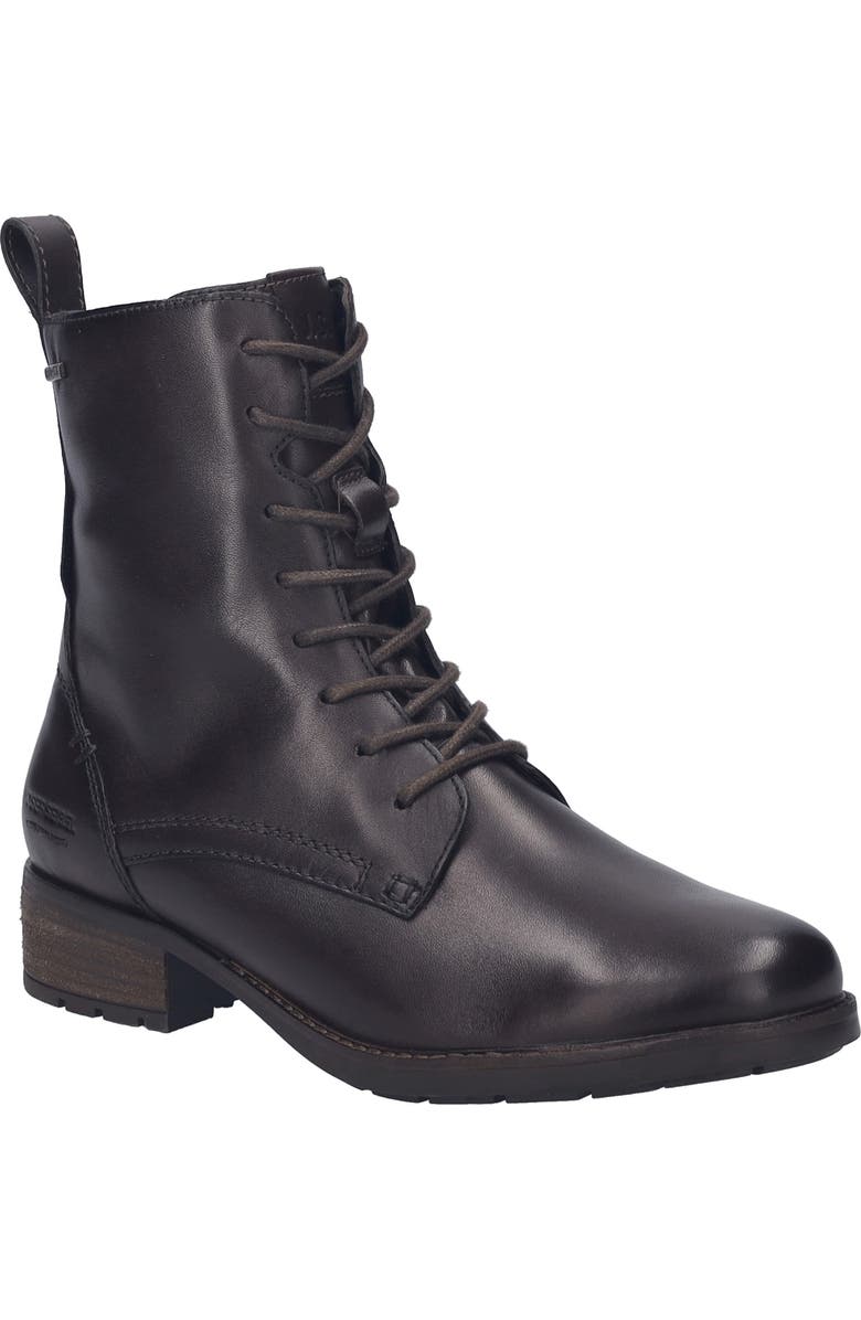 Josef Seibel Kate Waterproof Lace Up Bootie, Main, color, Moro