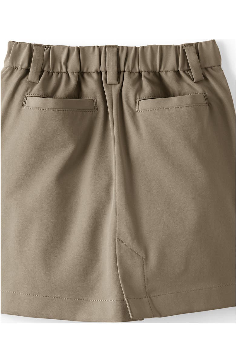 Lands' End School Uniform Girls Active Chino Skort Top of the Knee, Alternate, color, Khaki