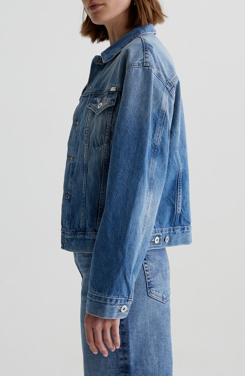 AG Ramie Denim Jacket, Alternate, color,