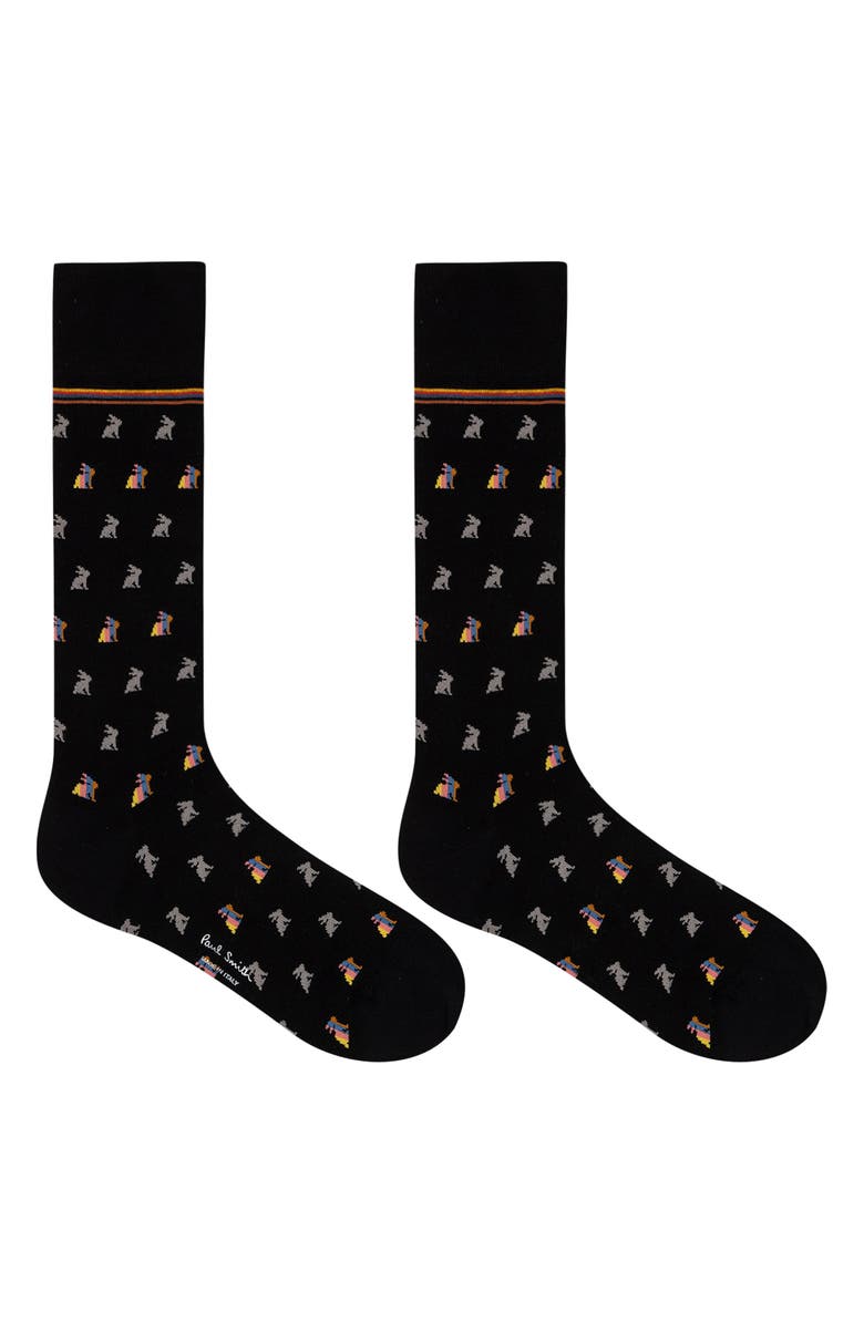 Paul Smith Cole Rabbit Dress Socks, Alternate, color,