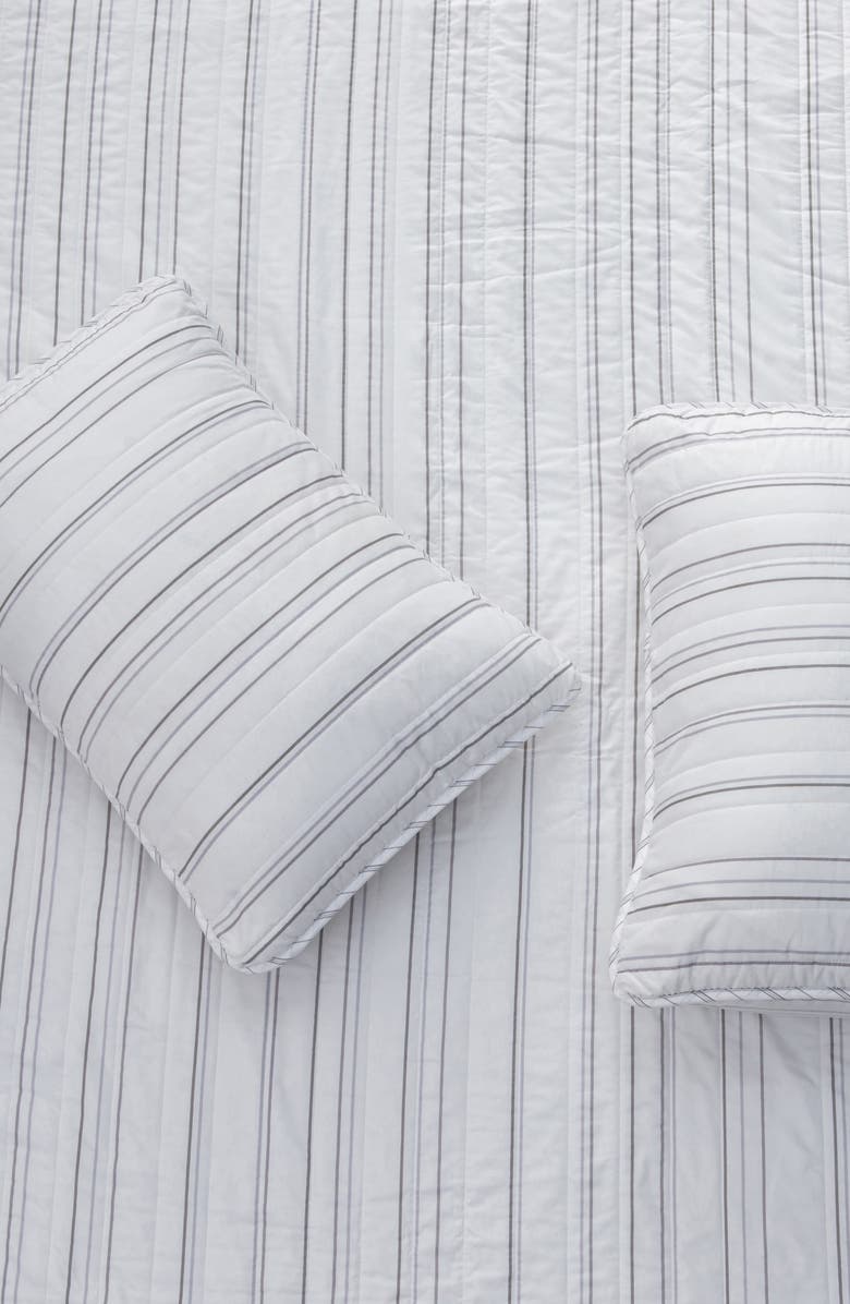 Woven & Weft Stripe Quilt & Sham Set, Alternate, color,