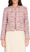 Tahari ASL Bouclé Crop Jacket