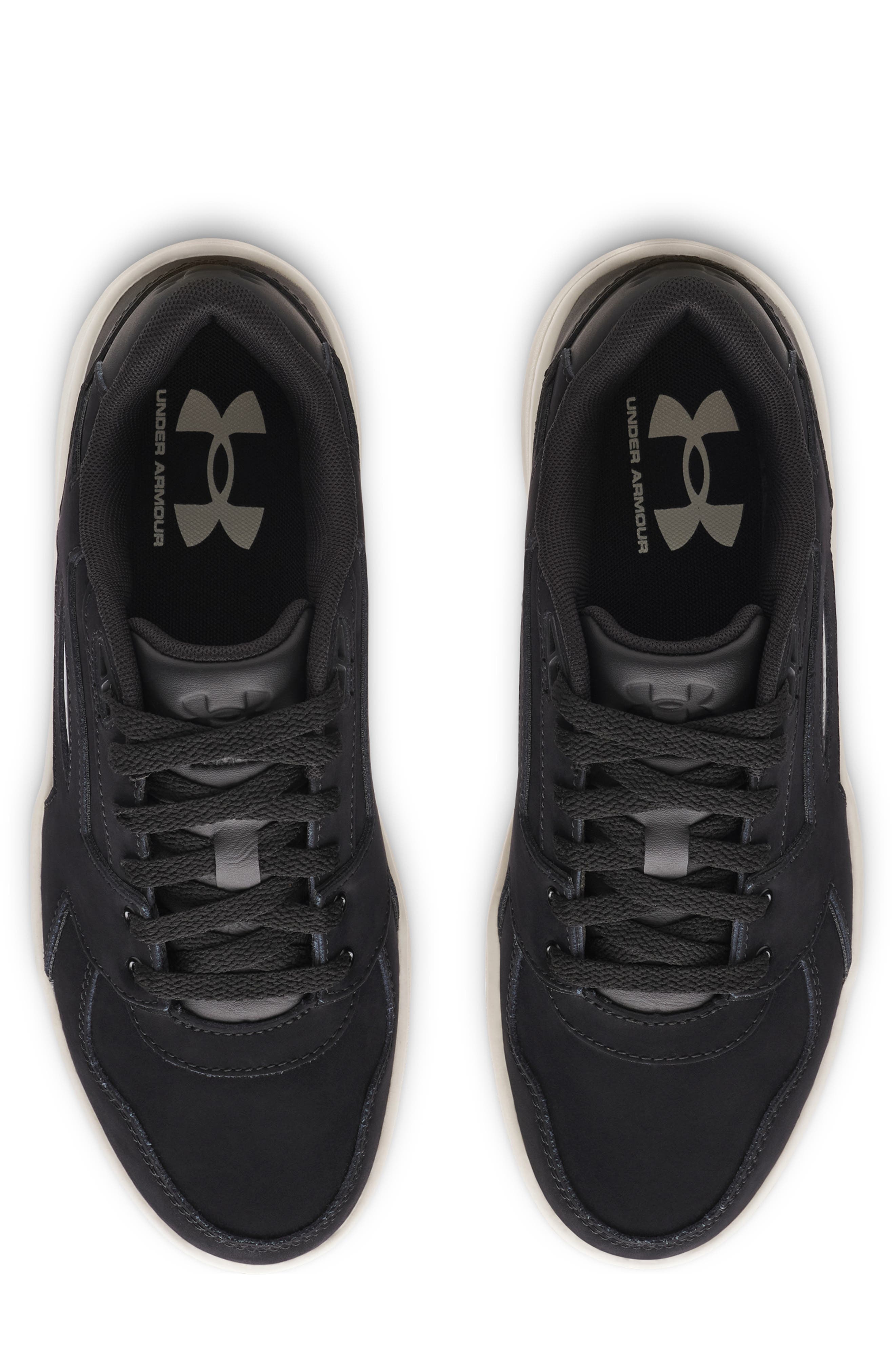 Under Armour UA Flex Nubuck Sneaker, Alternate, color, Black